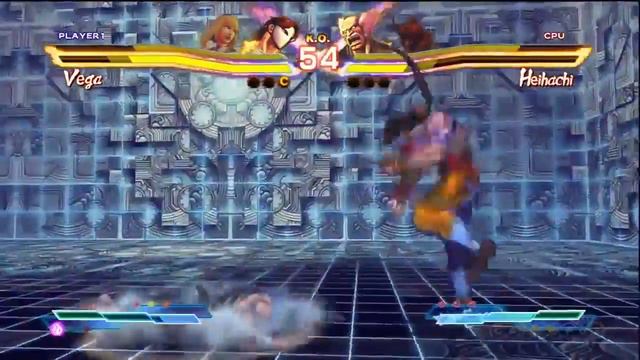 Street Fighter X Tekken - Lili & Vega vs. Heihachi & Kuma (Xbox 360) смотреть онлайн