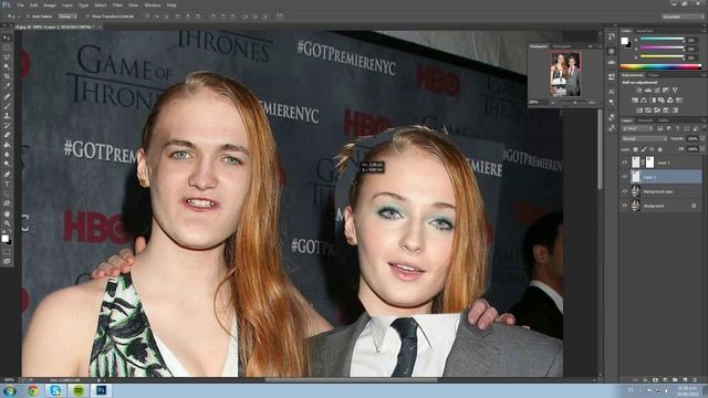 How to Face Swap - Photoshop Tutorial смотреть онлайн