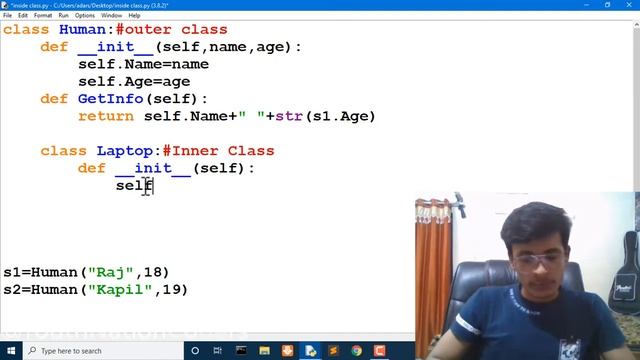 Inner Class | Python Tutorial for Beginners | Python смотреть онлайн