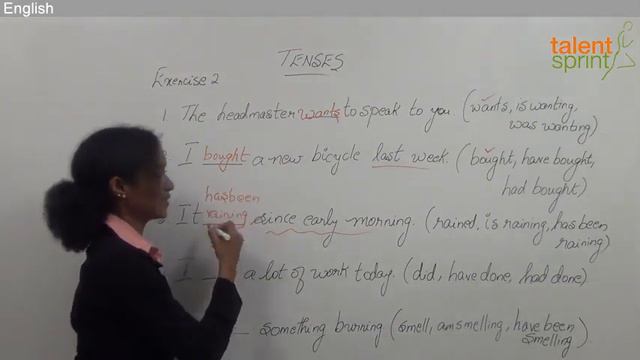 Basics of Verbs & Tenses With Examples | Form of Verbs & Tenses | Exercise 2 | TalentSprint смотреть онлайн