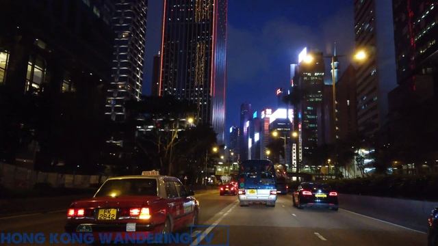 4K HONG KONG NIGHT VIEW DRIVING TOUR - CENTRAL 中環 | VICTORIA HARBOUR смотреть онлайн