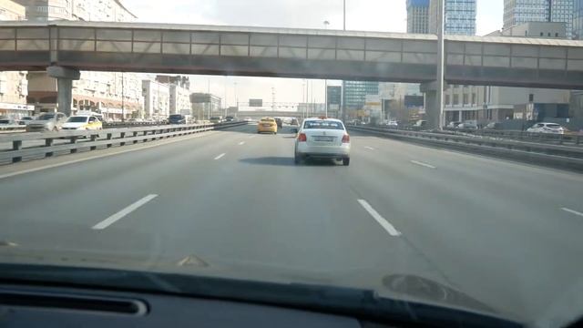 Driving Volocolamsk highway and Leningradsky bboulevard, Moscow / Едем по Волоколамке и Ленинградке смотреть онлайн