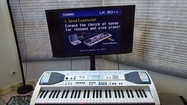 Casio LK90TV Digital Keyboards with Lighted Keys -- demo смотреть онлайн