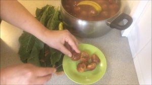 158. Соленые (квашеные) сливы с горчицей