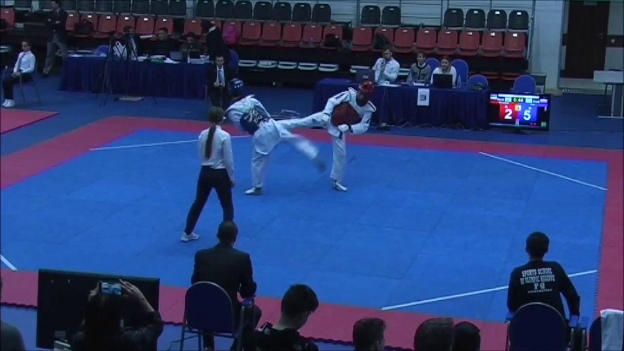 Taekwondo WTF Первенство Москвы 10.12.2017. Полуфиналы и финалы 2-го корта.