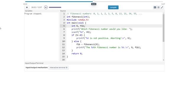 Use recursion to make a function use itself the Fibonacci example смотреть онлайн
