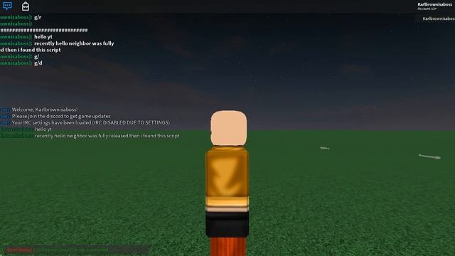 Roblox Hello Neighbor Script смотреть онлайн