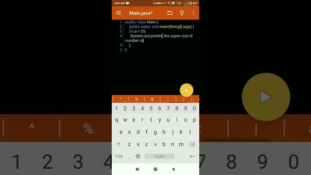 FIND SQARE ROOT ON JAVA LANGUAGE смотреть онлайн