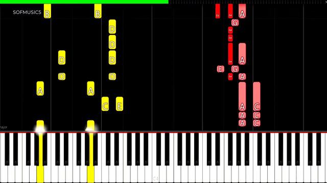Orange - Your Lie in April | Medium Piano tutorial смотреть онлайн