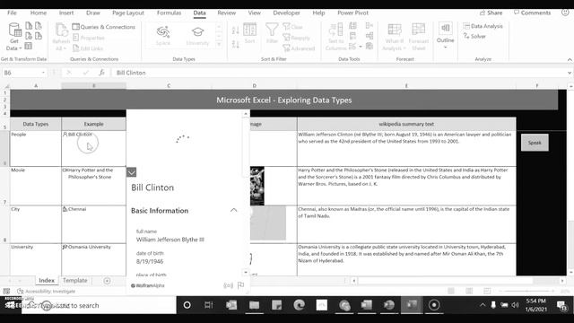 Beyond General Data Types in Excel смотреть онлайн