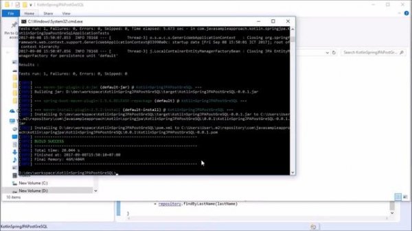 Kotlin + Spring JPA Postgresql + Spring Boot Example