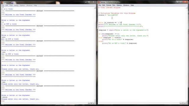 Python Tutorial v3.2.5 Lesson 20.2 - Application of len() and in (Part 2 of 2) смотреть онлайн
