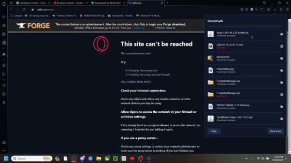 Minecraft Forge 1.20.1 installer