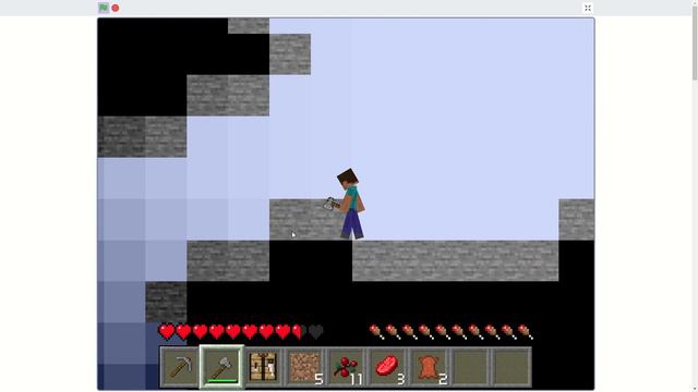 Playing Paper Minecraft in Scratch смотреть онлайн