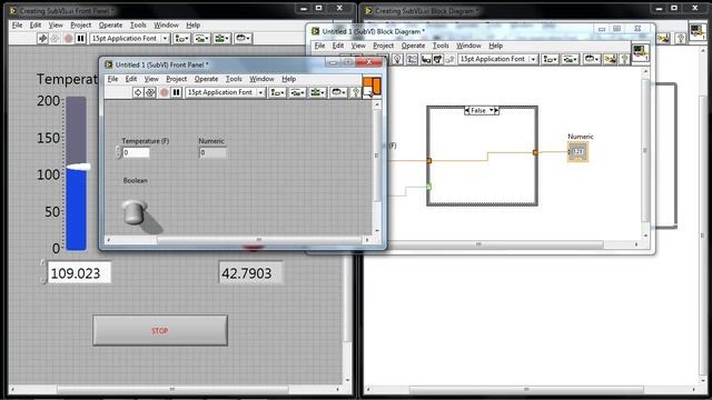 Creating Sub VIs in NI LabVIEW смотреть онлайн