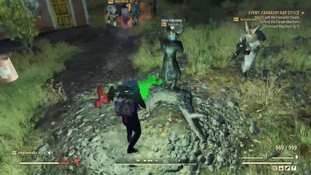 FallGod Fasnacht Glowing Mask Grind/Nuke AFK players @fallout #fallout76 #ps5 #sony #playstation5 смотреть онлайн