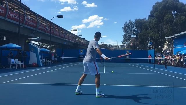 Roger Federer - Forehands In Slow Motion (2016) [720p]