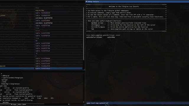 Testing a new debug console for Tales of Maj'Eyal смотреть онлайн