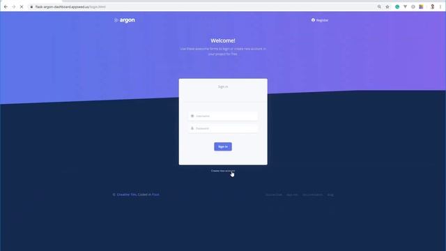 Flask Dashboard Argon - Open-Source Admin Panel | Admin-Dashboards.com смотреть онлайн