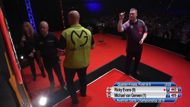 Van Gerwen v Evans - Quarter-Final - 2019 Austrian Darts Championship смотреть онлайн