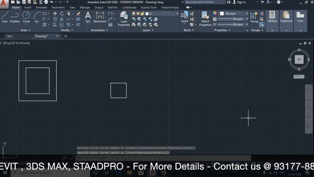 Autocad Tutorial | How to Use offset , Copy and Move Command in Autocad | Autocad Tutorial in Hindi смотреть онлайн