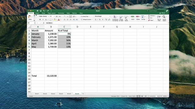 How to Make a Diagram with Percentages in Excel | How to Create a Pie Chart in Excel смотреть онлайн