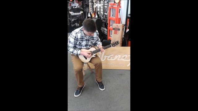 Pete Kent plays the Ibanez EWP15LTD Piccolo Acoustic Guitar смотреть онлайн