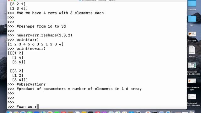 Python NumPy Tutorial For Beginners - How to Manipulate Arrays | NumPy Reshape Function (Part 1) смотреть онлайн