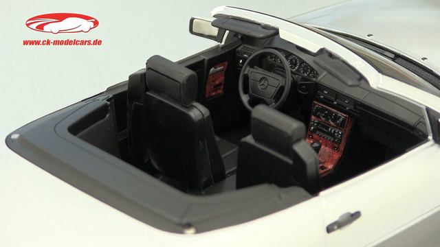 ck-modelcars-video: Mercedes-Benz 500 SL (R129) Baujahr 1993 silber KK Scale смотреть онлайн