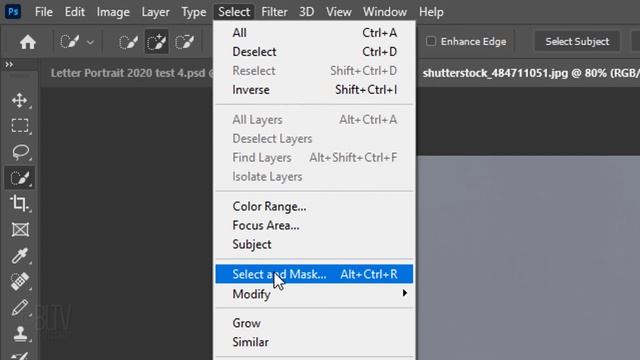 Photoshop: How to Create a Portrait Design Inside a Letter смотреть онлайн