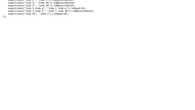Code Review: Natural sorting/comparing algorithm in TypeScript смотреть онлайн