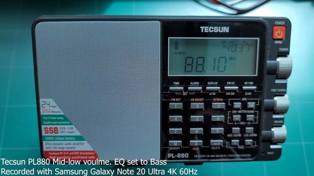 Tecsun PL330, PL360, PL660, PL880; XHDATA D808; Eton Elite mini Audio test. смотреть онлайн