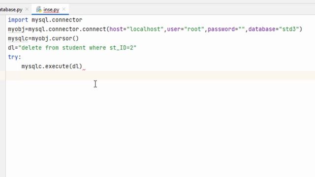 Python with MySQL | Delete Query in MySQL in Python | Python tutorial for beginners - 77 смотреть онлайн