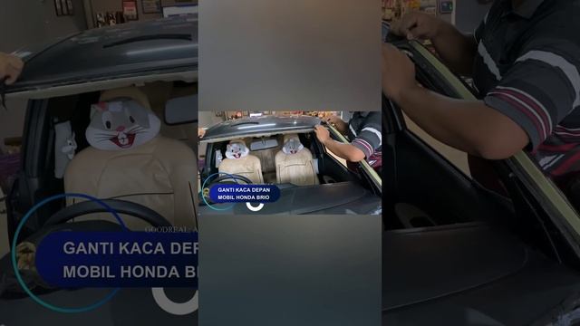GANTI KACA DEPAN HONDA BRIO || GOODREAL AUDIO & AC смотреть онлайн