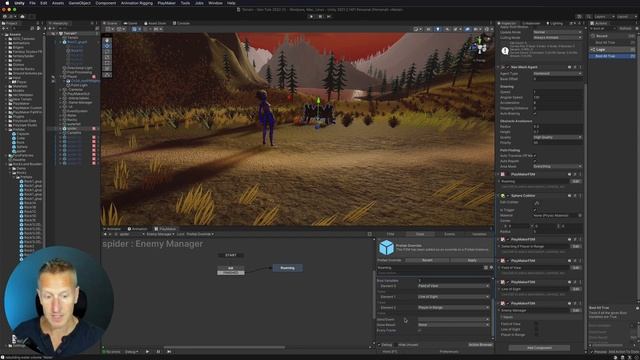 Unity Playmaker - Third Person - Enemy AI - Enemy AI Manager смотреть онлайн