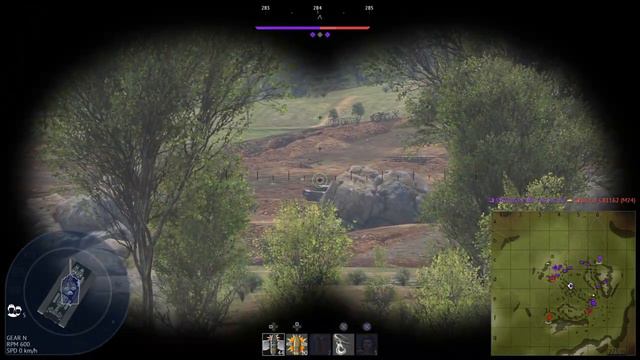 War Thunder Kv-1 Zis 5, lucky shots смотреть онлайн