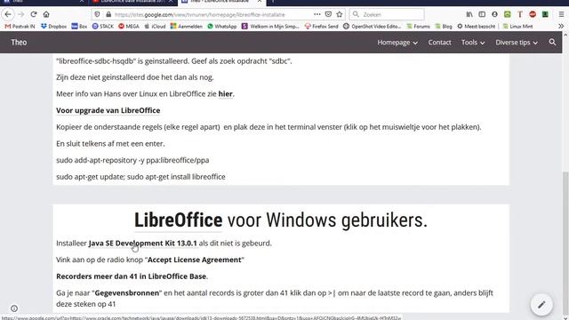 LibreOffice database 01 Java installatie смотреть онлайн