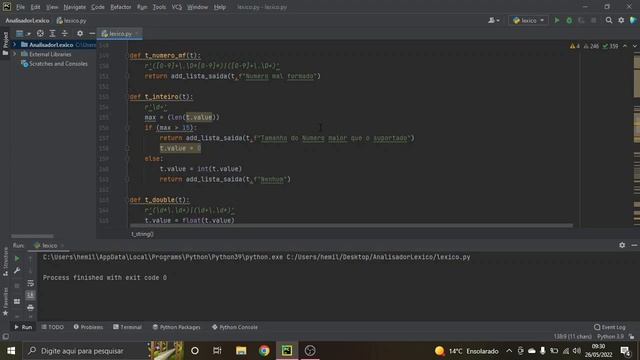 Compiladores (Análise Léxica), com PLY (Python) e TkInter смотреть онлайн