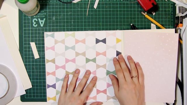 Как сделать альбом на скрытых кольцах | От начала до конца | Часть 1. Странички смотреть онлайн