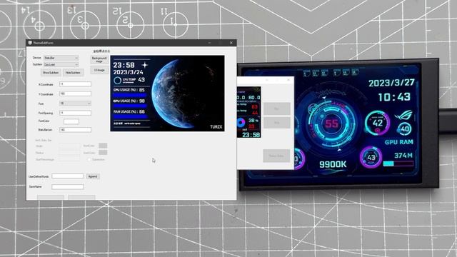 PC Stats Displays (Turzx Turing Smart Screen, no AIDA64 required) смотреть онлайн