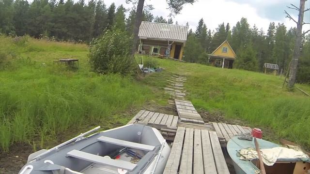 Рыбалка и отдых в северной Карелии — Верхнее Куйто, Калевальский район смотреть онлайн