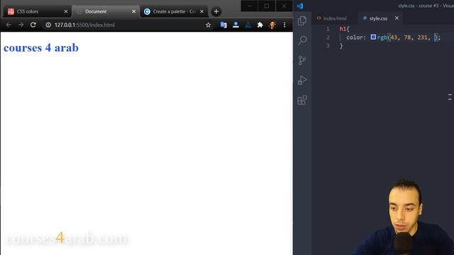 #3 كورس CSS | CSS Colors смотреть онлайн