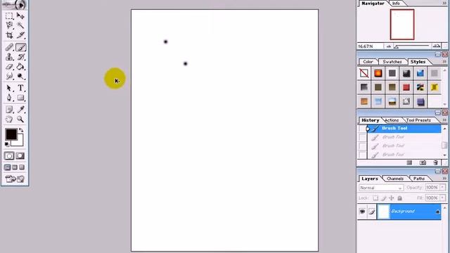 Brush Tool Adobe Photoshop 7 0 YouTube смотреть онлайн