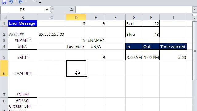 Excel Magic Trick 582: Excel Errors 9 Types - What They Mean - How To Fix Them смотреть онлайн