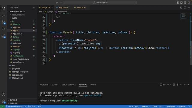 Building an Accordion | React Tutorial смотреть онлайн
