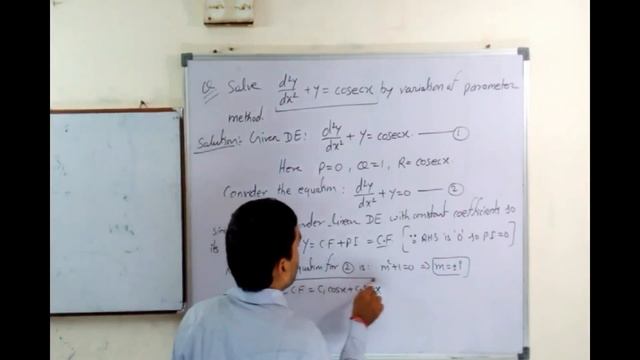 Solution of 2nd Order Linear differential Equation By Variation of Parameters method in Hindi смотреть онлайн