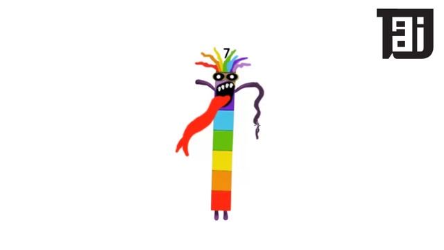 Numberblocks - Number 7 As HORROR VERSION ! | Learn to Count смотреть онлайн