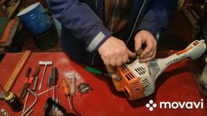 Stihl  FS 45. Самый быстрый ремонт карбюратора на тримере!