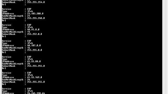 Demo of using ConvertFrom-O365AddressesXMLFile.ps1 PowerShell function смотреть онлайн