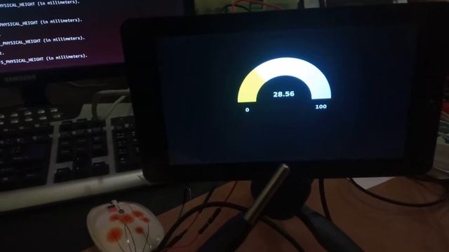 Raspberry pi Qt QML DS18b20 Temp смотреть онлайн